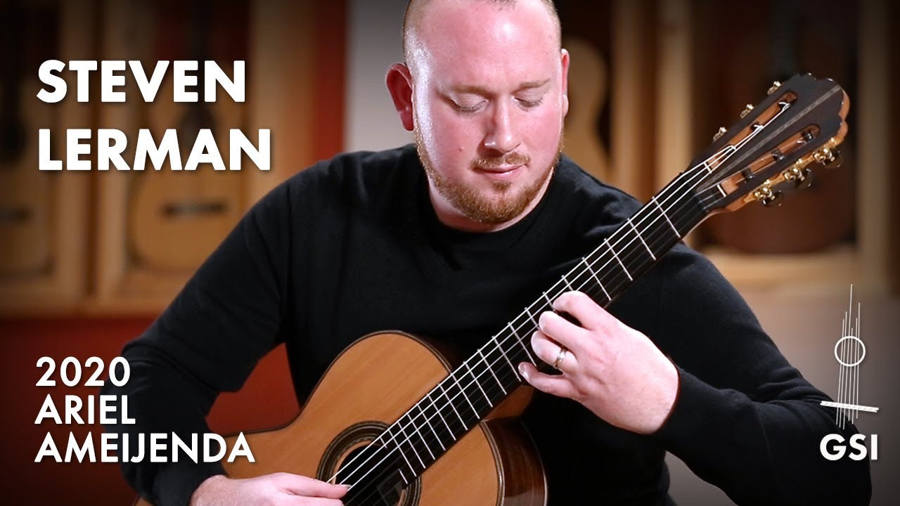 Steven Lerman playing a 2020 Ariel Ameijenda guitar