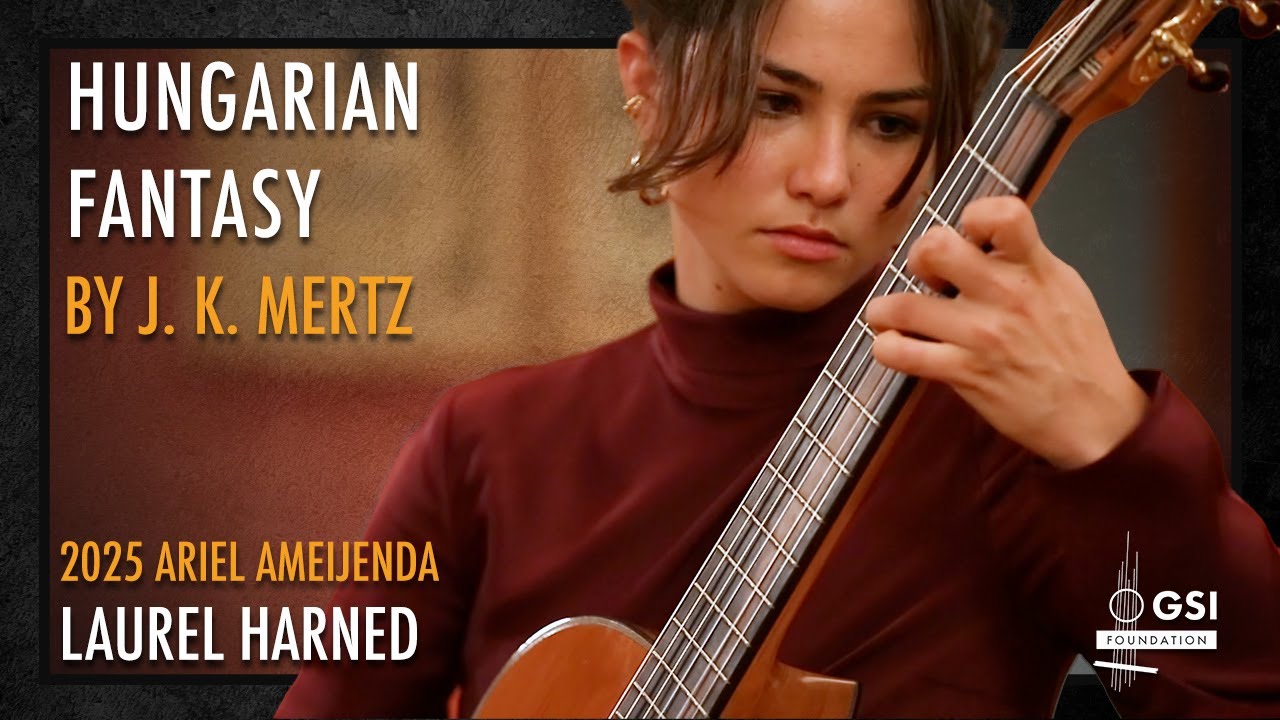 Laurel Harned playing a 2025 Ariel Ameijenda guitar